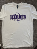 Herder Volleyball T-Shirt Purple Logo