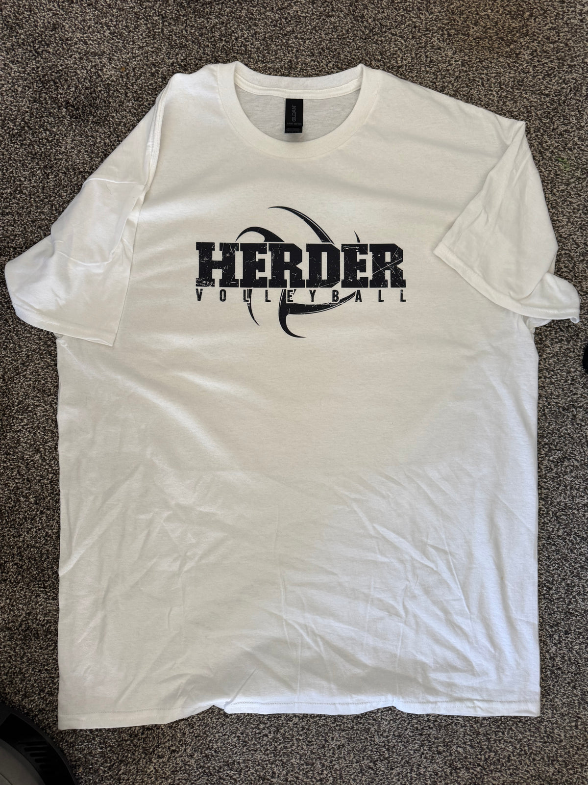 Herder Volleyball T-Shirt-Black Logo