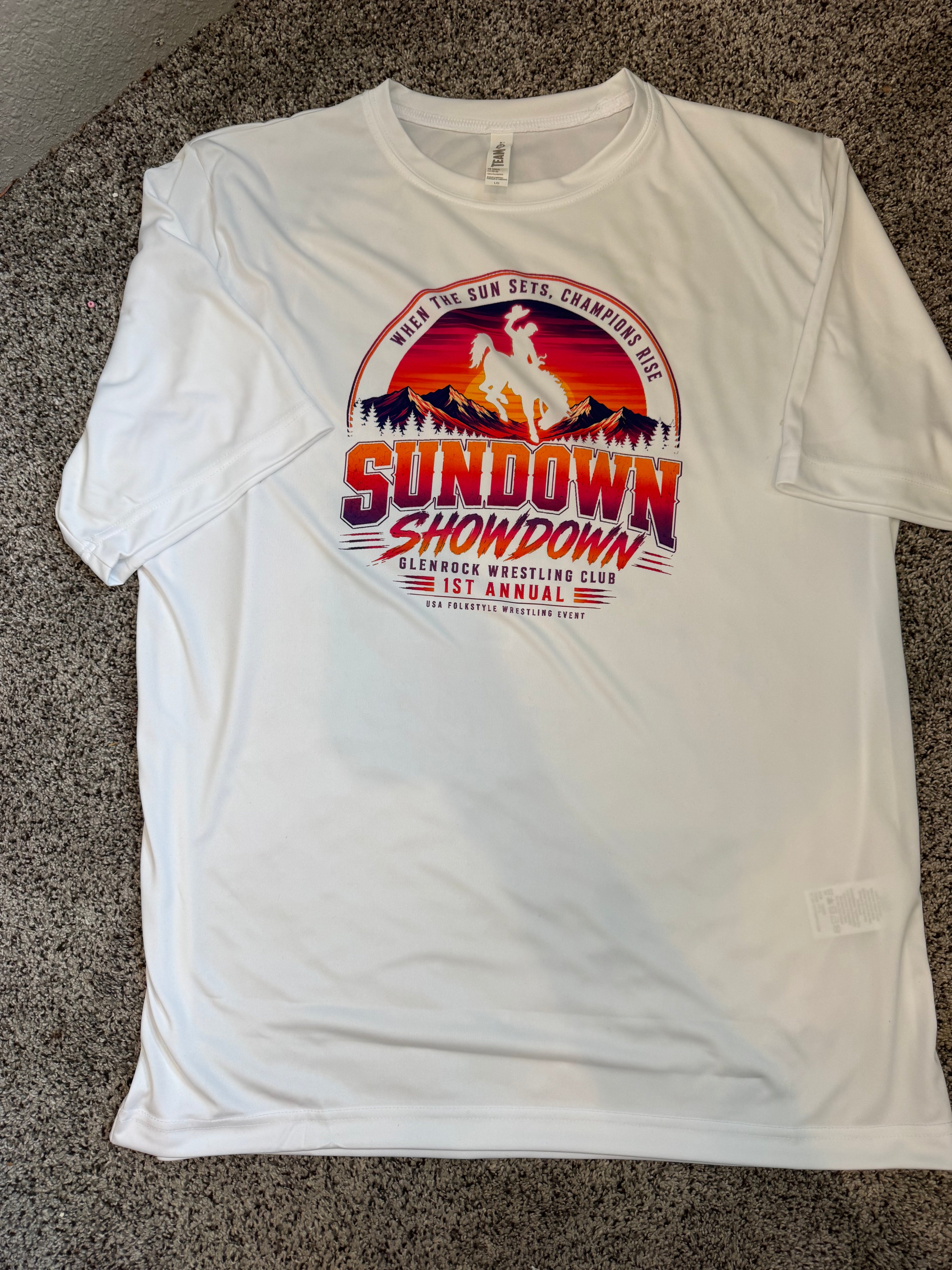 Sundown Showdown Performance Tee