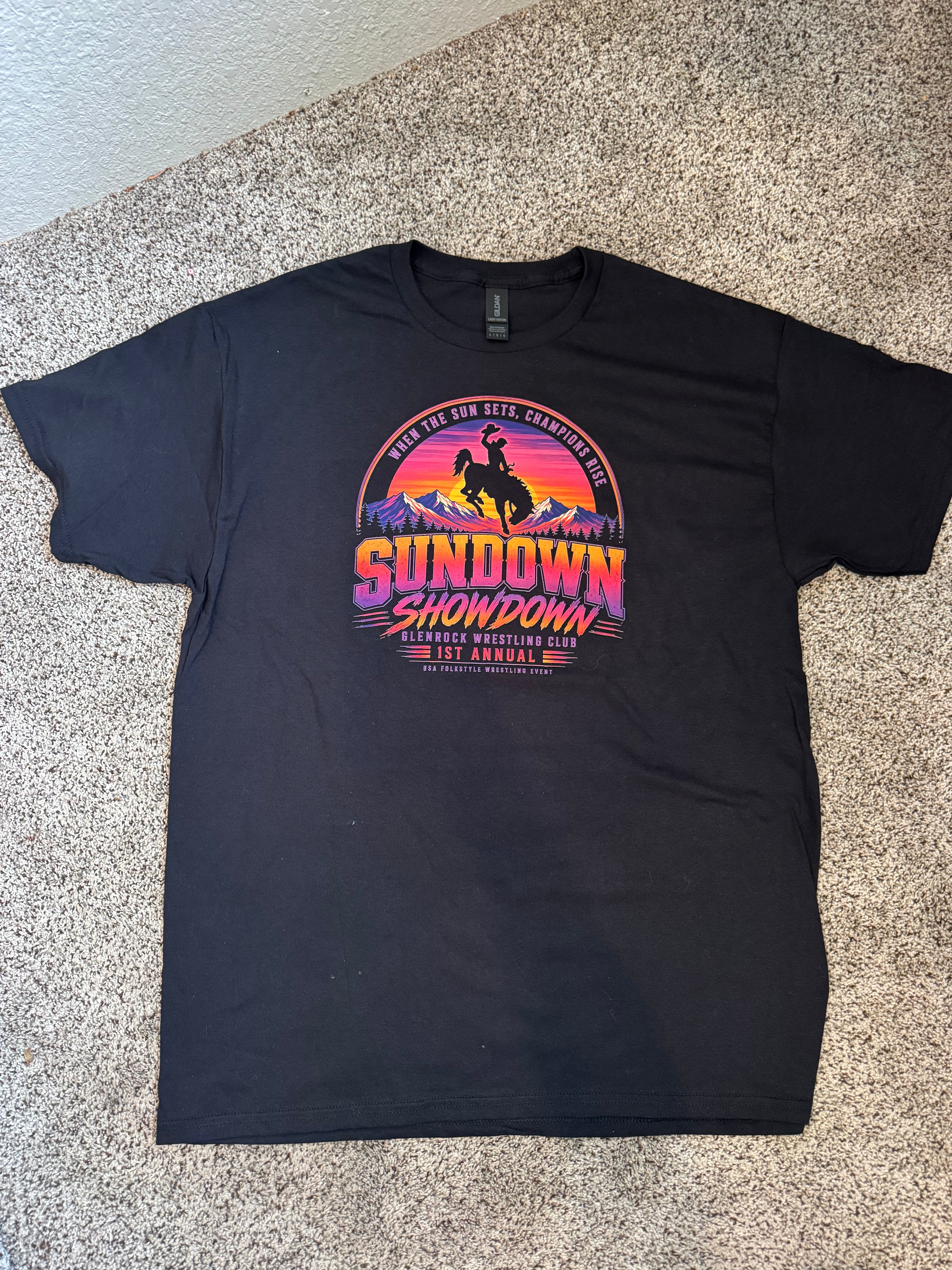 Sundown Showdown Cotton Tee